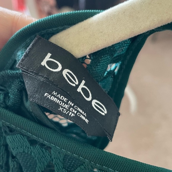 Bebe Lace Body Con mini Dress - Picture 4 of 8